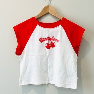 H&M Divided Cherry Tank Top Size M